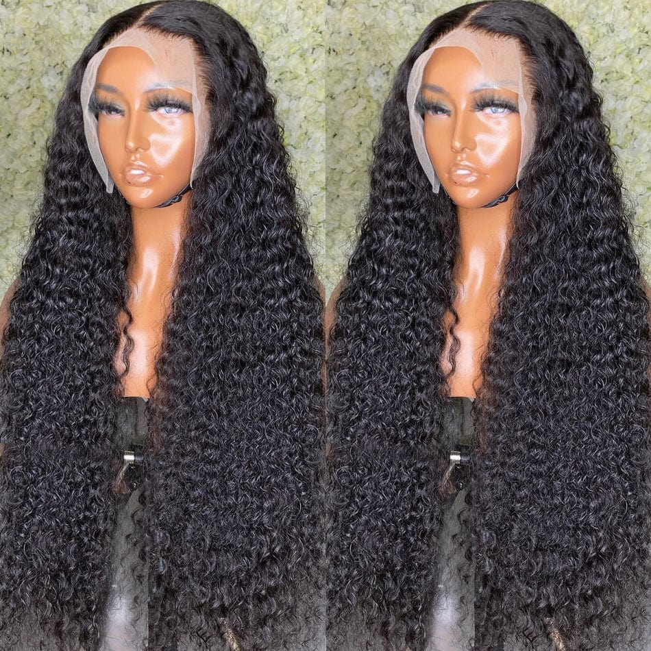 30 34 40 inch Deep Wave 13x4 13x6 360 Frontal Human Hair Wigs Pluck Brazilian 5x5 Lace Closure Loose Water Wave Curly Wig Women