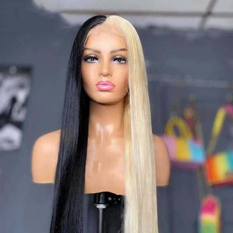 30 Inch 613 Blonde Straight Lace Front Human Hair