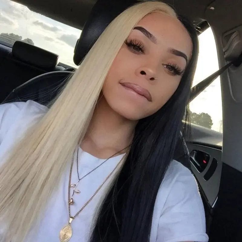 30 Inch 613 Blonde Straight Lace Front Human Hair