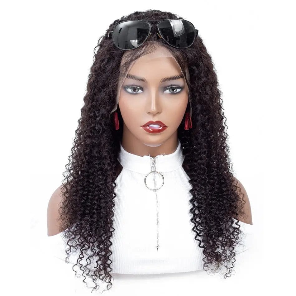 30 Inches / 13*4 lace wig Cheap  Kinky Curly Human Hair Full Lace Wigs