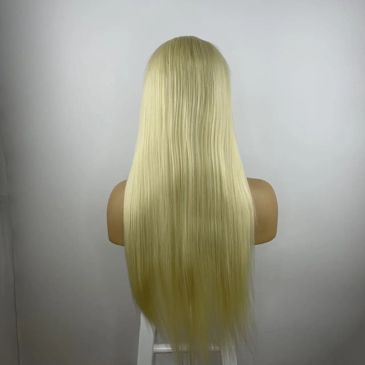 30 Inches / Blonde 30 Inches Straight wave Heat Resistant Fiber wigs