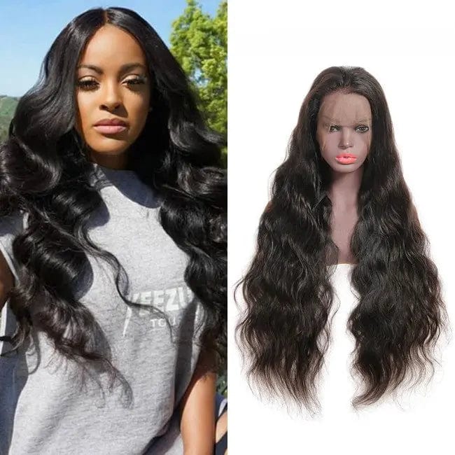 30 Inches / body wave Megalook 100 Human Hair Lace Front Wigs,180% Density 4*4 Closure With Baby Hair Wigs For Black Women