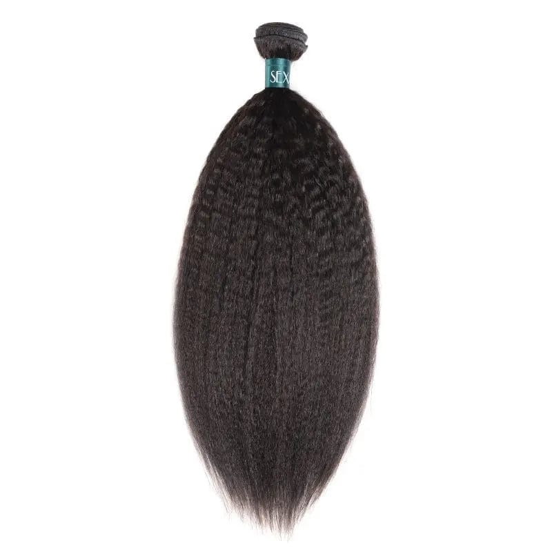 30 Inches / Kinky Straight Kinky Straight Human Hair Wefts