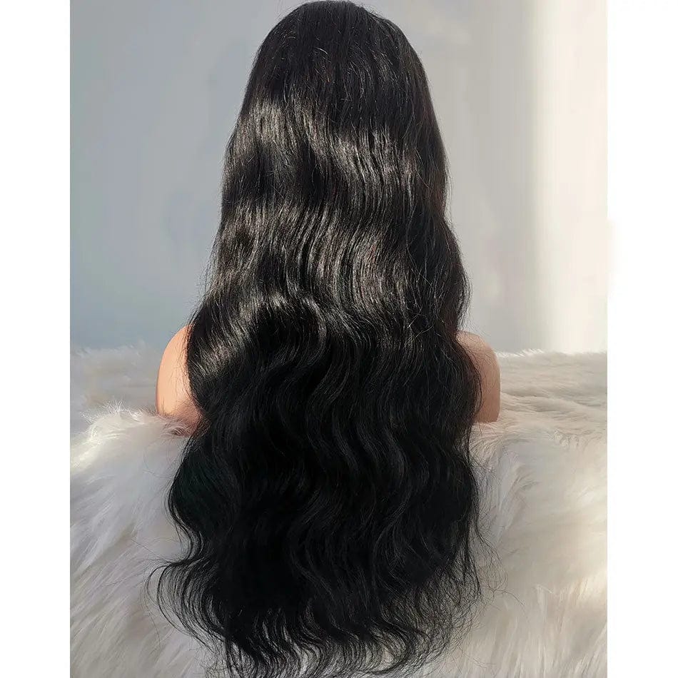 30 Inches / T Lace Body Wave 150% 200% Lace Frontal Human Hair Wigs