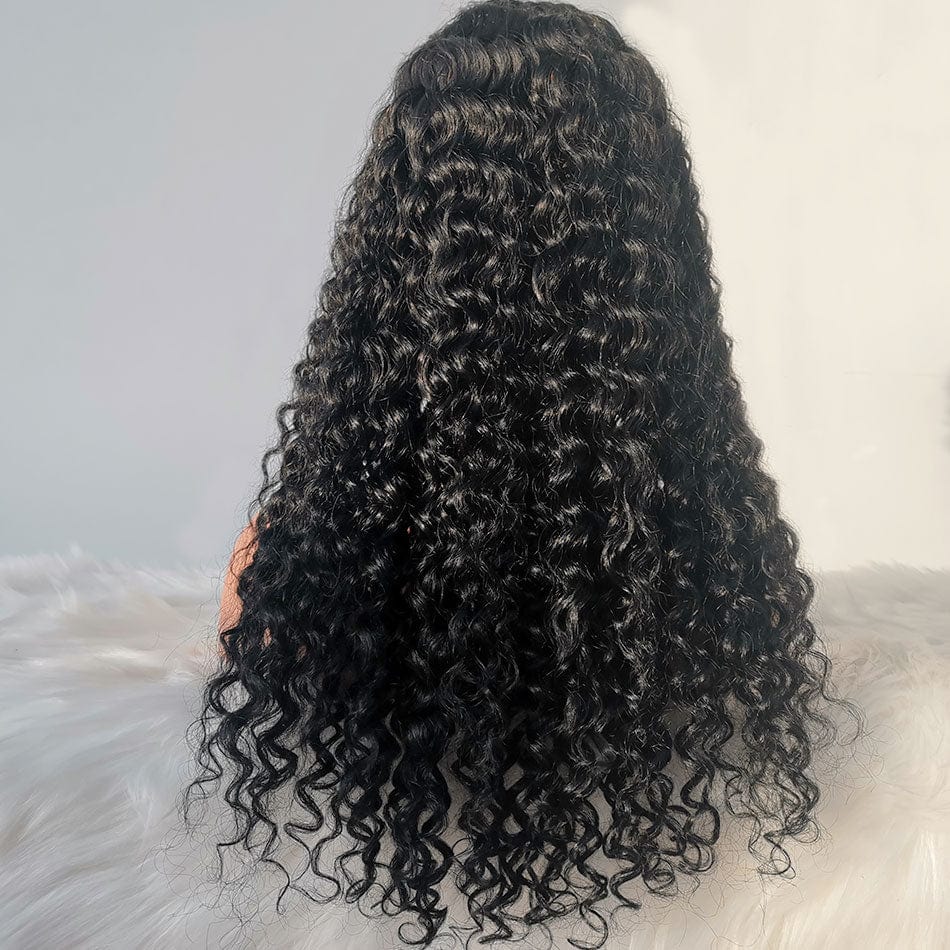 30 Inches / T Part Water Wave Wholesale Brazilian Lace Front Wigs Cuticle Aligned Virgin Hair Lace Closure Wigs Vendor Human Hair Wigs For Black Women