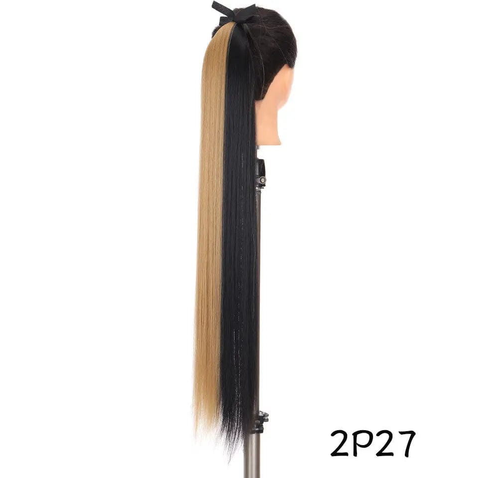 32 inch ponytail female long ponytail wig