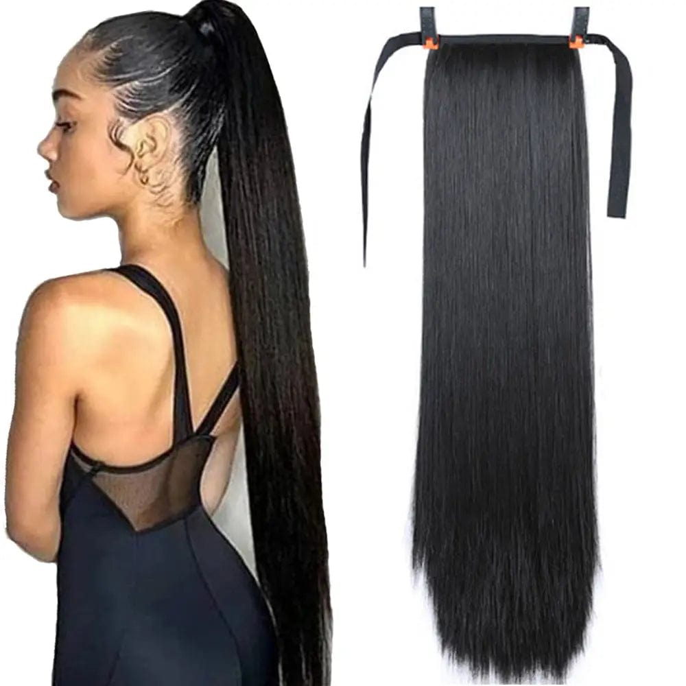 32 inch ponytail female long ponytail wig