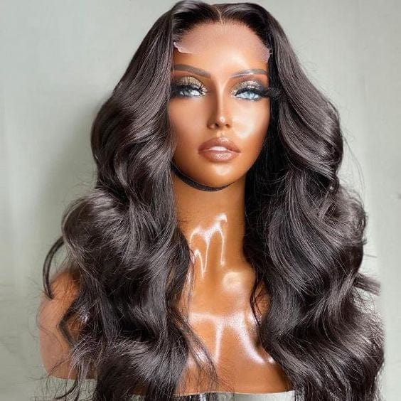 32 Inches / 13*4- bady wave C Wholesale virgin brazilian human hair 13x4 transparent lace front wigs,free sample black women 13x4 lace front wig human hair