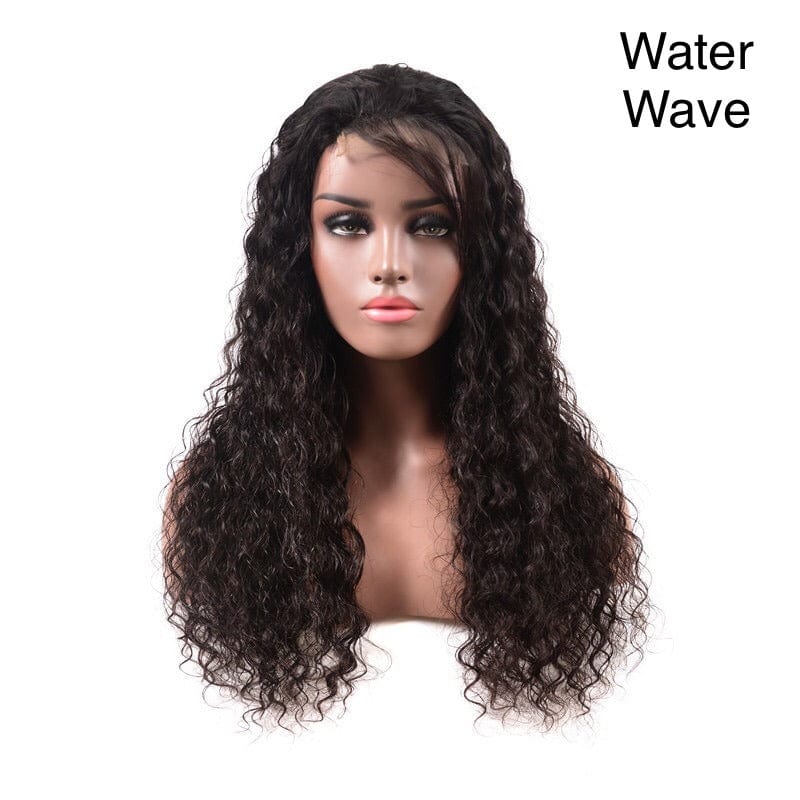 32 Inches / water wave TRIO Susan Fast Shipping 180% density 13x4 pre plucked swiss lace frontal thick wigs