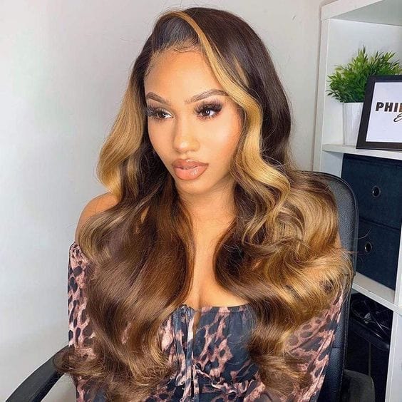 34inch transparent hd ombre honey blond curly lace front wig virgin human hair wig ombre brown honey blonde wig