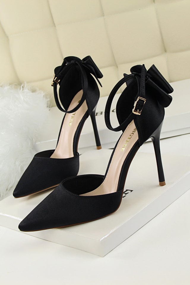 35 / Black Dropshipping shoes Large Size Women High Heels Sandal Dress Shoes Pump Shoes Ladies High Heels