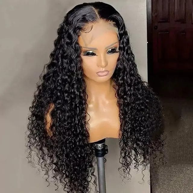 4*4 Lace Closure Water Wave Peruvian Hair Wig