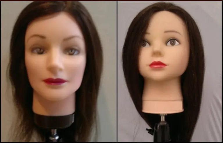 40 Inches / trainning head High Quality Wholesale salon equipment 100% natural hair female Male mannequin doll head training human hair