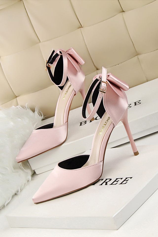 41 / Pink Dropshipping shoes Large Size Women High Heels Sandal Dress Shoes Pump Shoes Ladies High Heels