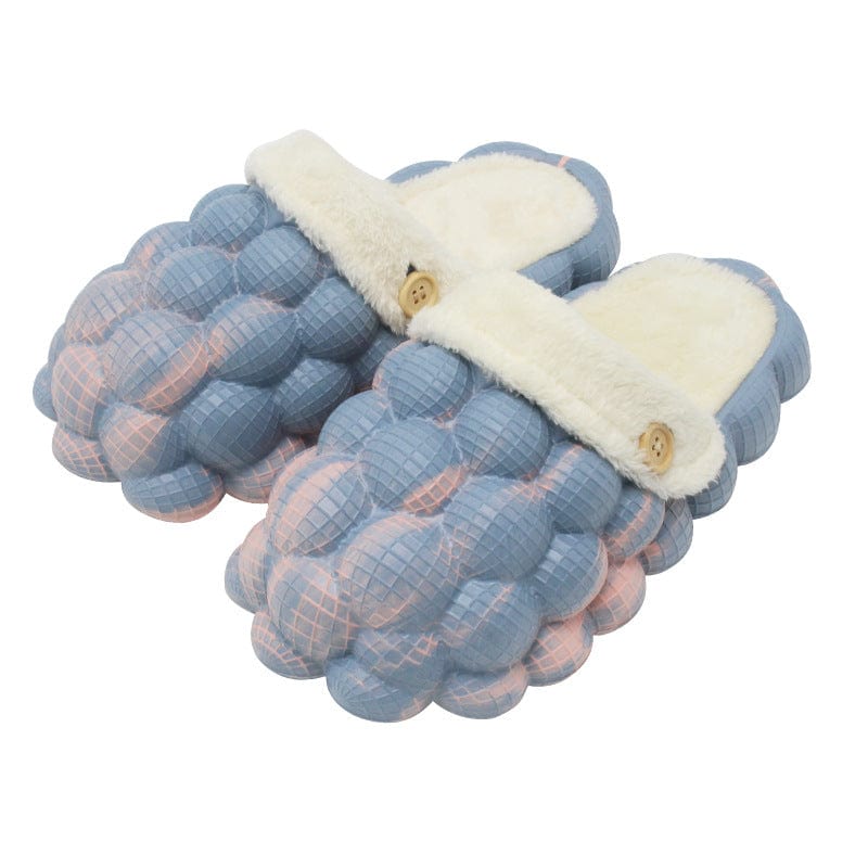 44-45 / Tie dye blue 2022 Eva foam ewa footwear Home beach zapatillas Mujer Femme Slides lychee tea grey blue pink Bubble Slippers with charms