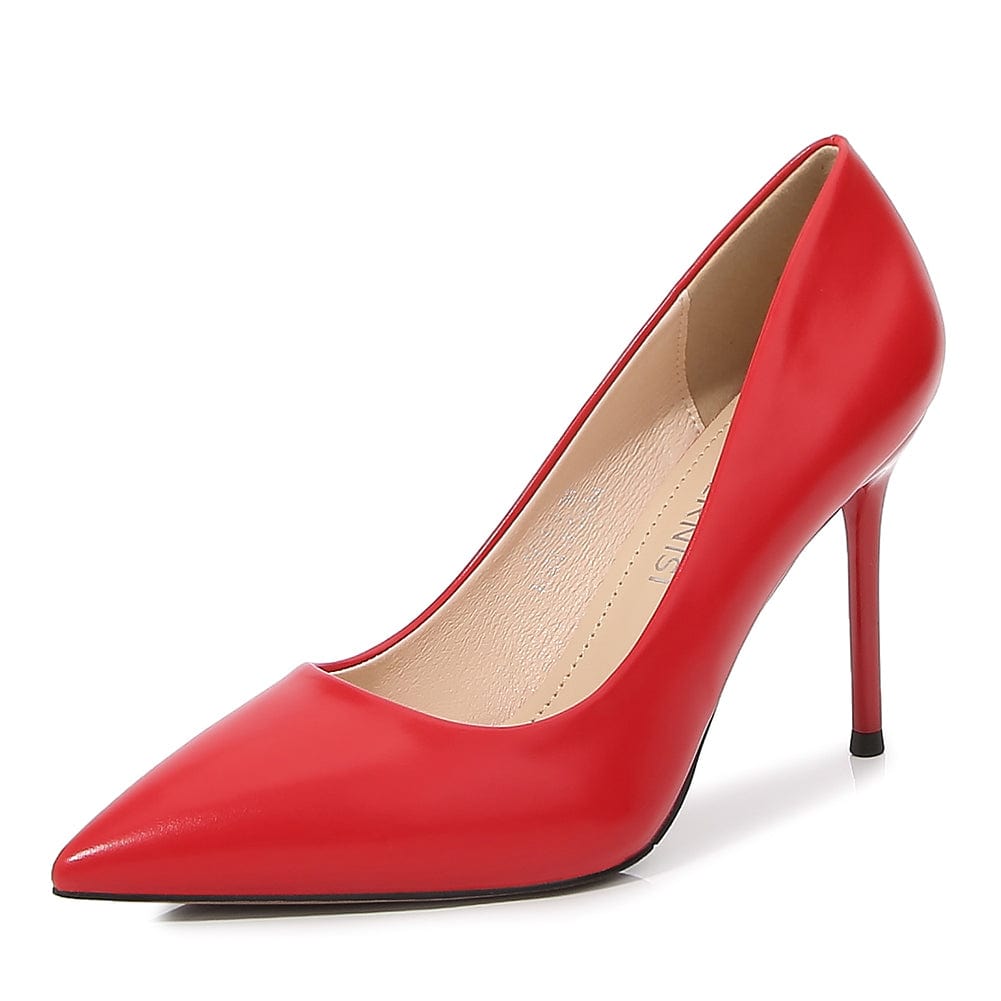 46 / Red New Arrivals Woman Office Shoes Pointed Toe 9 CM Stiletto Shoes Women Heels Pumps Trendy Big Size Women's Pumps