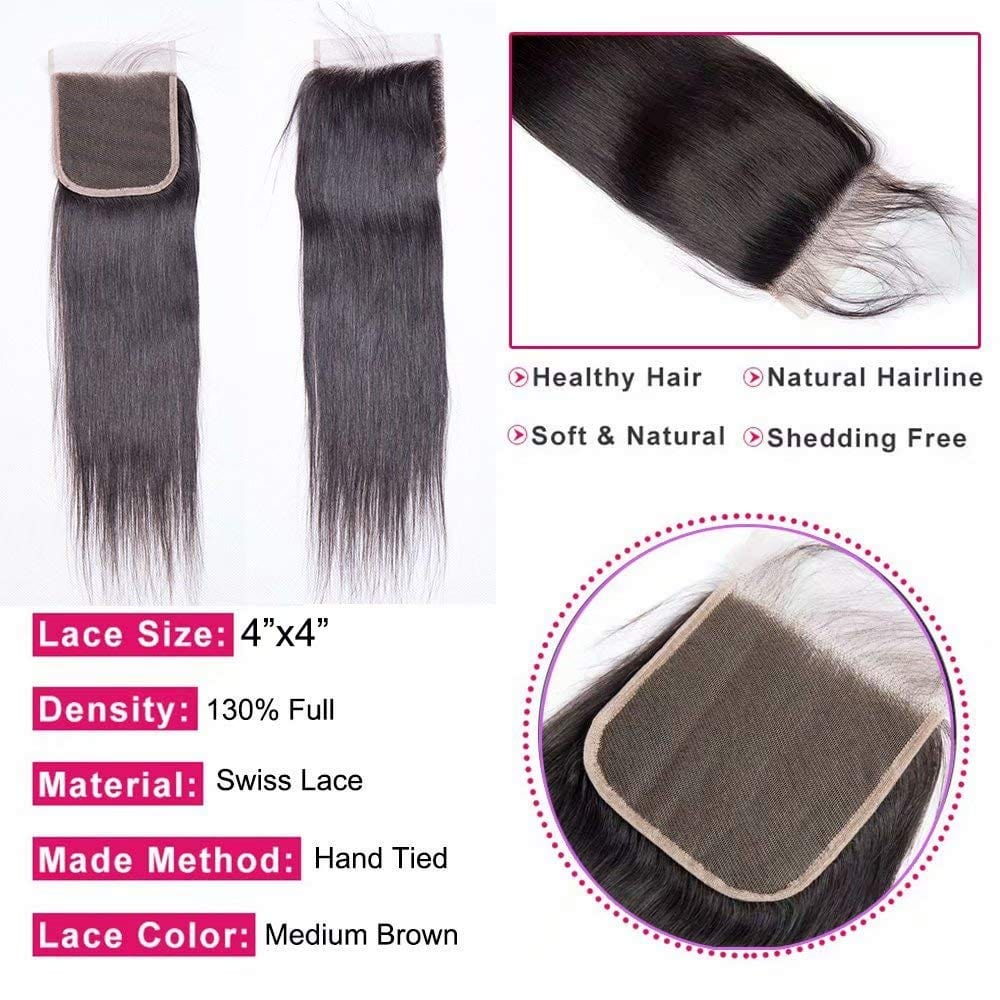 4x4 5x5 6x6 7x7 Lace Closure Swiss Closure Cheveux Humain 100% Cheveux Humains Hd Frontal Kinky Closure Ear To Ear