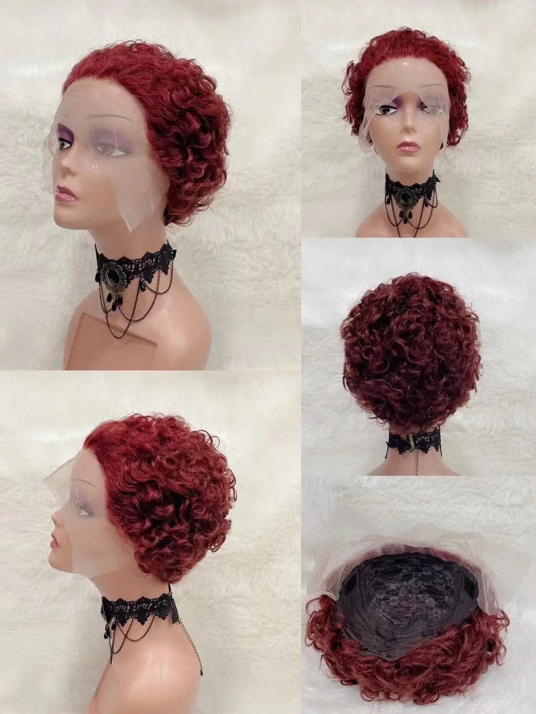 6 Inch Short Bob Pixie Cut Wig