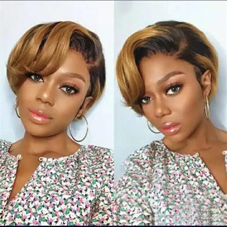 6 Inches / 13*4 lace front pixie straight wig ISEE Short Brazilian Pixie Cut Curly Human Hair Wig,Cheap Perruque 13x4 Lace Frontal Pixie Straight Lace Wig For Black Women