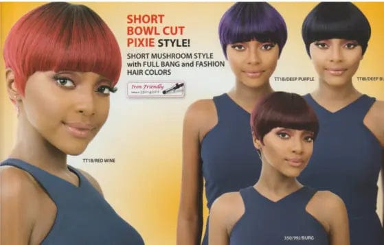 6 Inches / Black Sunlight Wholesale New Sunlight bowl wig