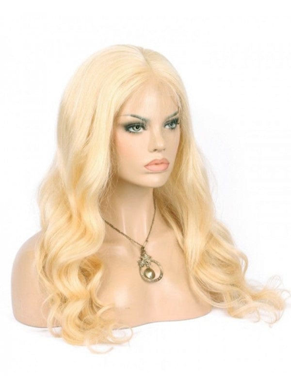 613 Lace Front Wig Human Hair 13x6 Body Wave Blonde Lace Front Wig Human Hair 10A 613 Frontal Wig pre Plucked with Baby Hair