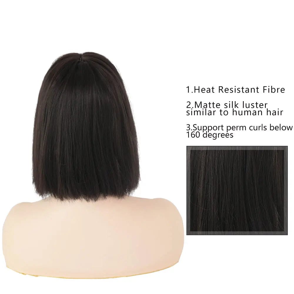 7JHH Natural Straight Synthetic Wigs