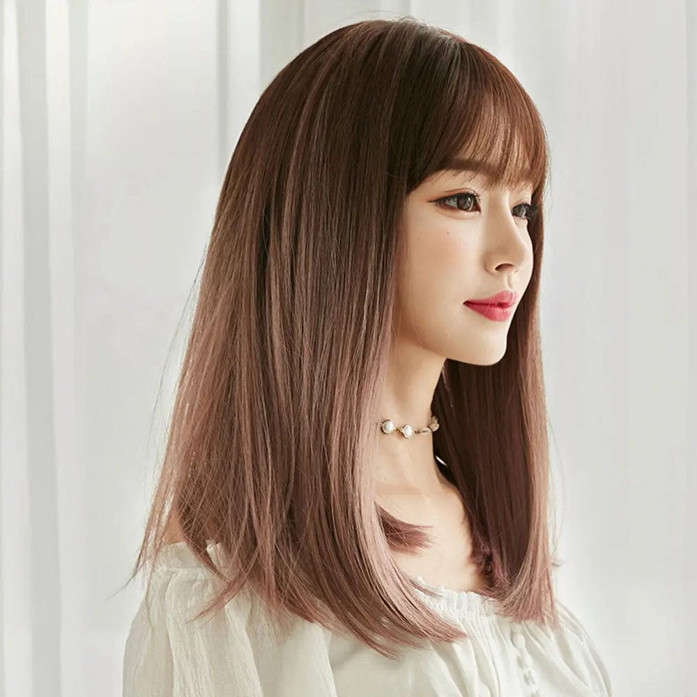 7JHH Ombre Straight Wigs With Bangs