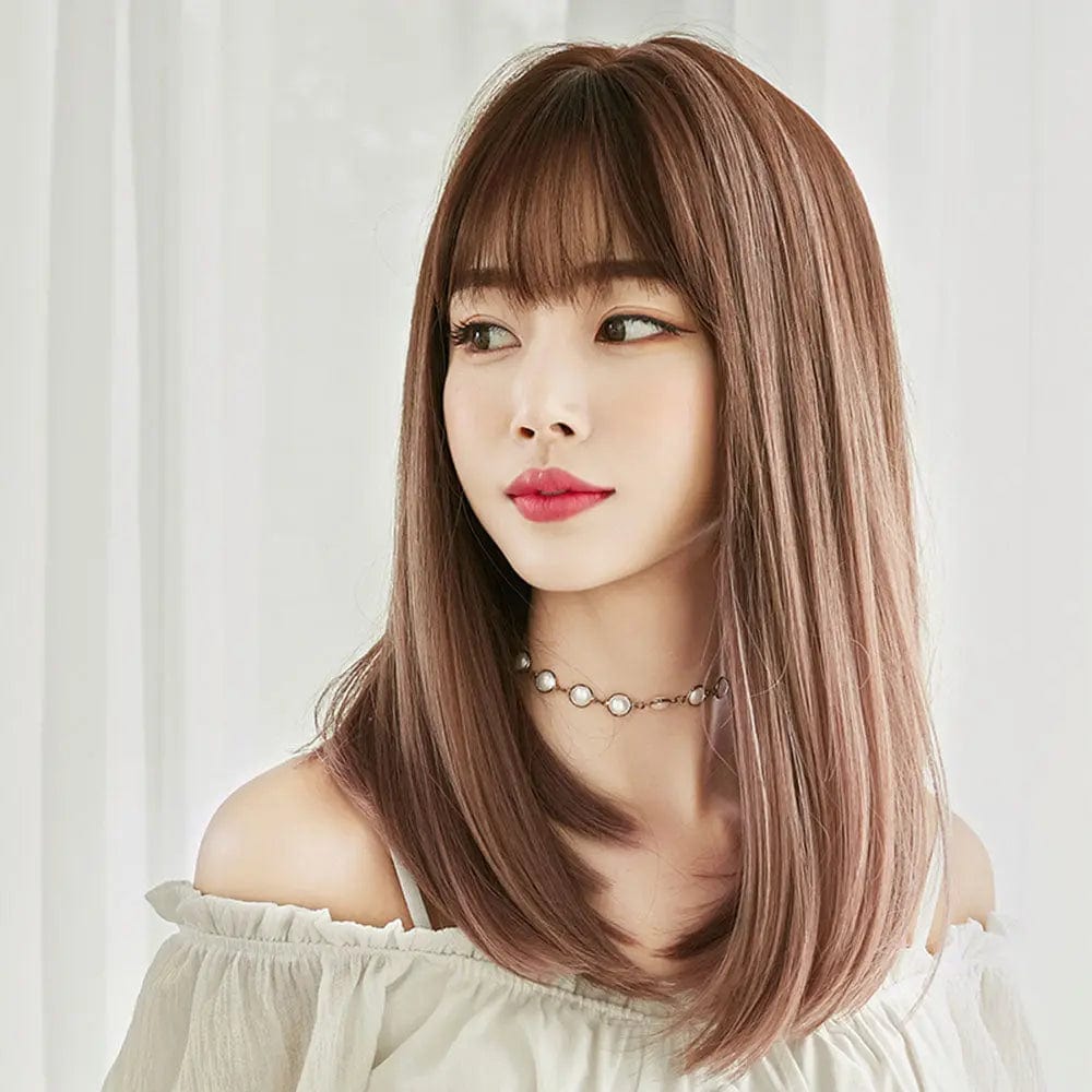 7JHH Ombre Straight Wigs With Bangs