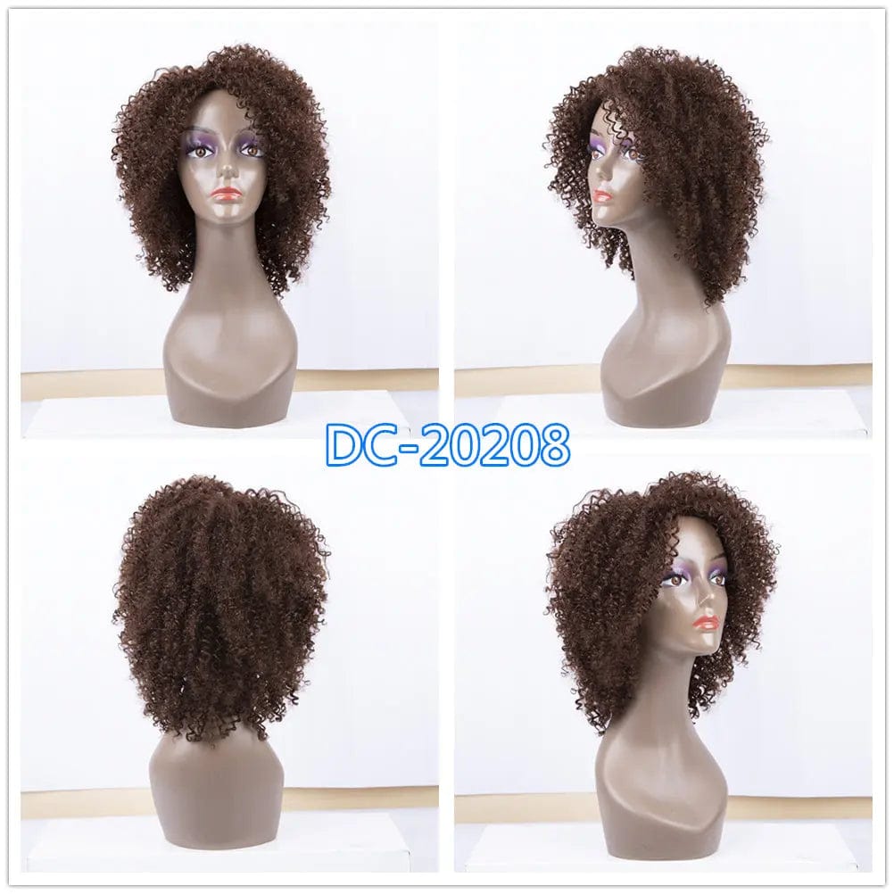 8 Inch Afro Kinky Curl African Hair Red