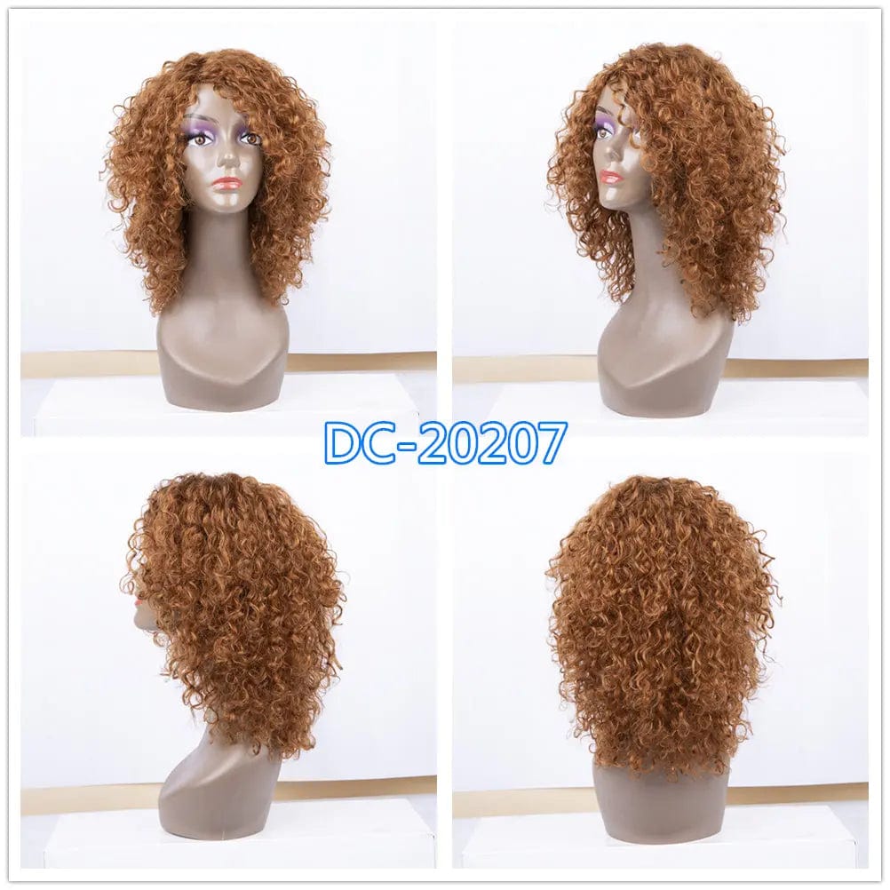 8 Inch Afro Kinky Curl African Hair Red