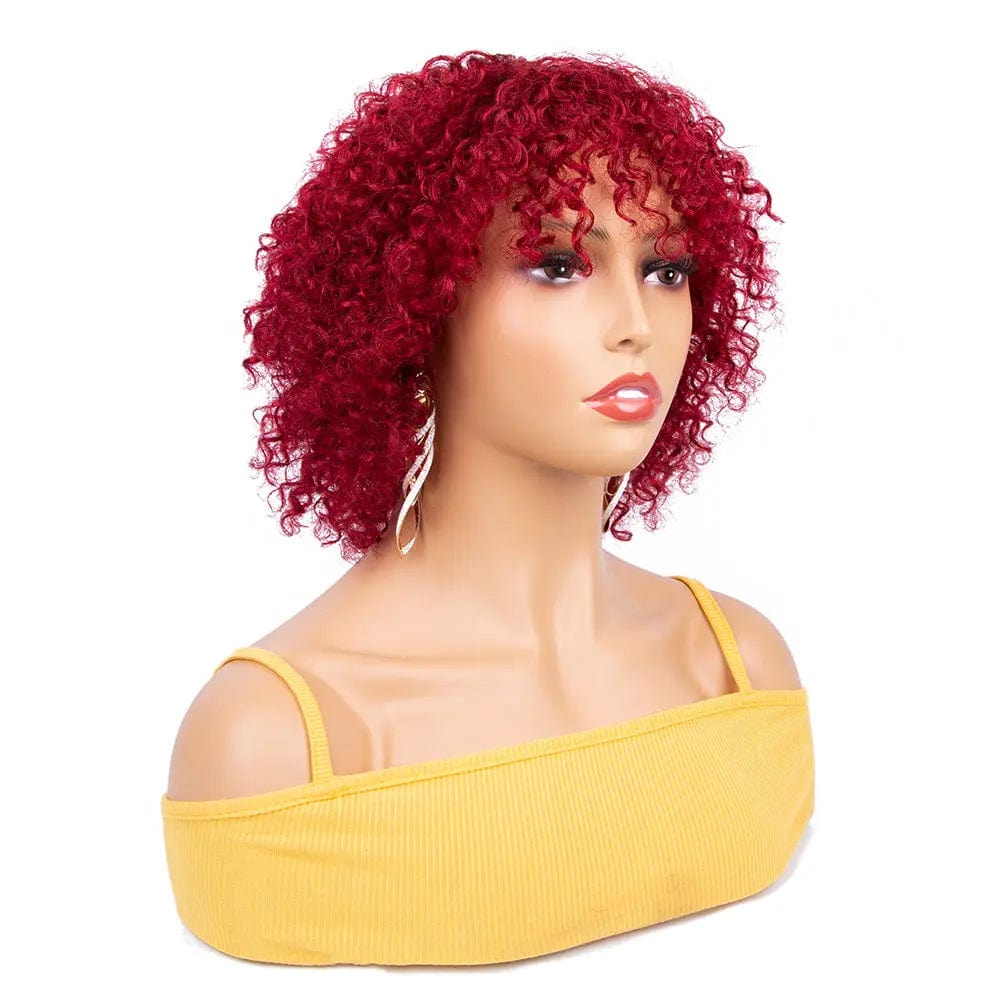 8 Inch Afro Kinky Curl African Hair Red