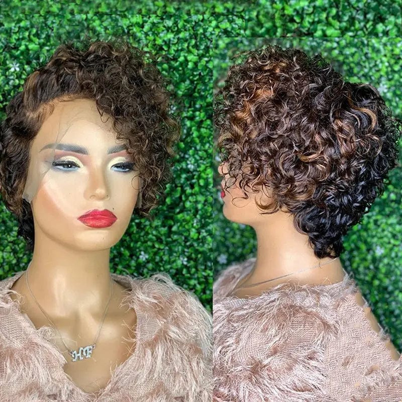 8 Inches / OMBRE 8 100% Virgin Brazilian Beautiful Short Bob Wigs