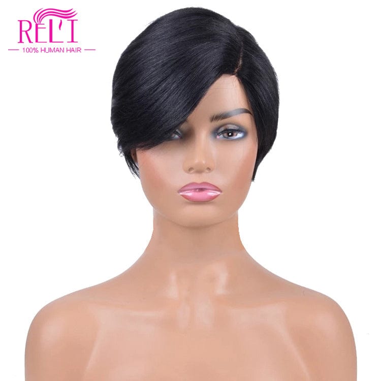 8 Inches / Pixie Wig Hot Sell Indian Hair Short length Cheap Human Hair Pixie Cut Wig