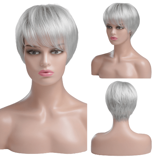 8 Inches / YWLH-27 BVR Human Blend  Without  Lace Front Verified Human Blended Closure Wig Manufacturer