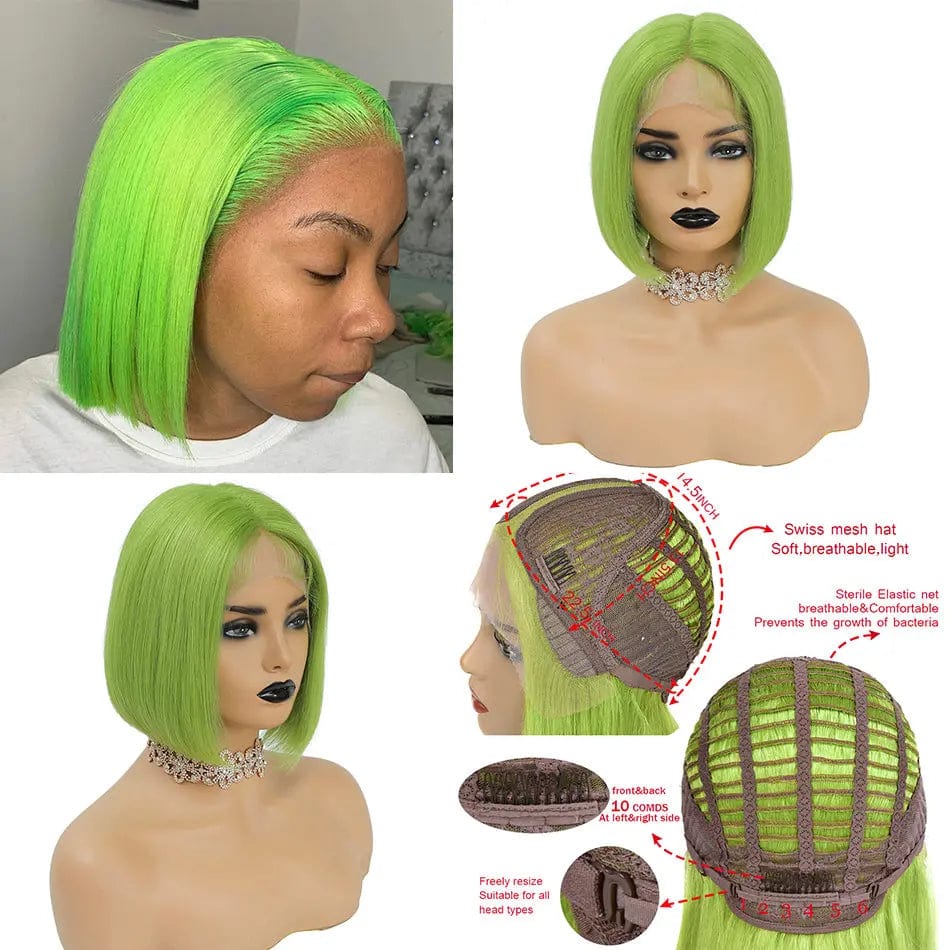 8167A-GREEN# 613 Blonde Lace Front Wig Lace Brazilian