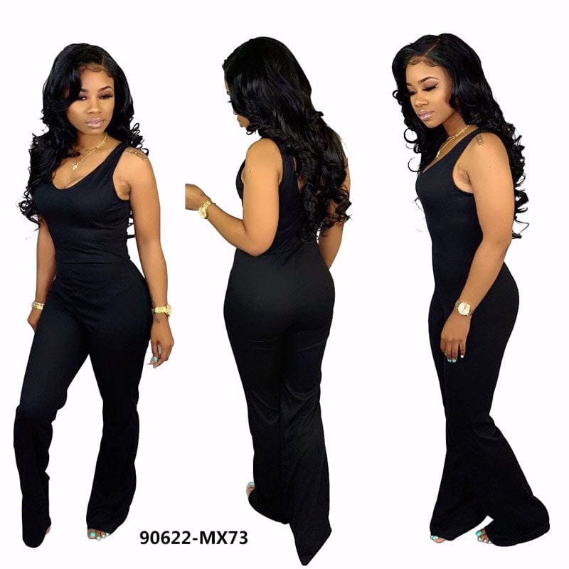 90622-MX73 vest design summer one piece womens jumpsuits 2019