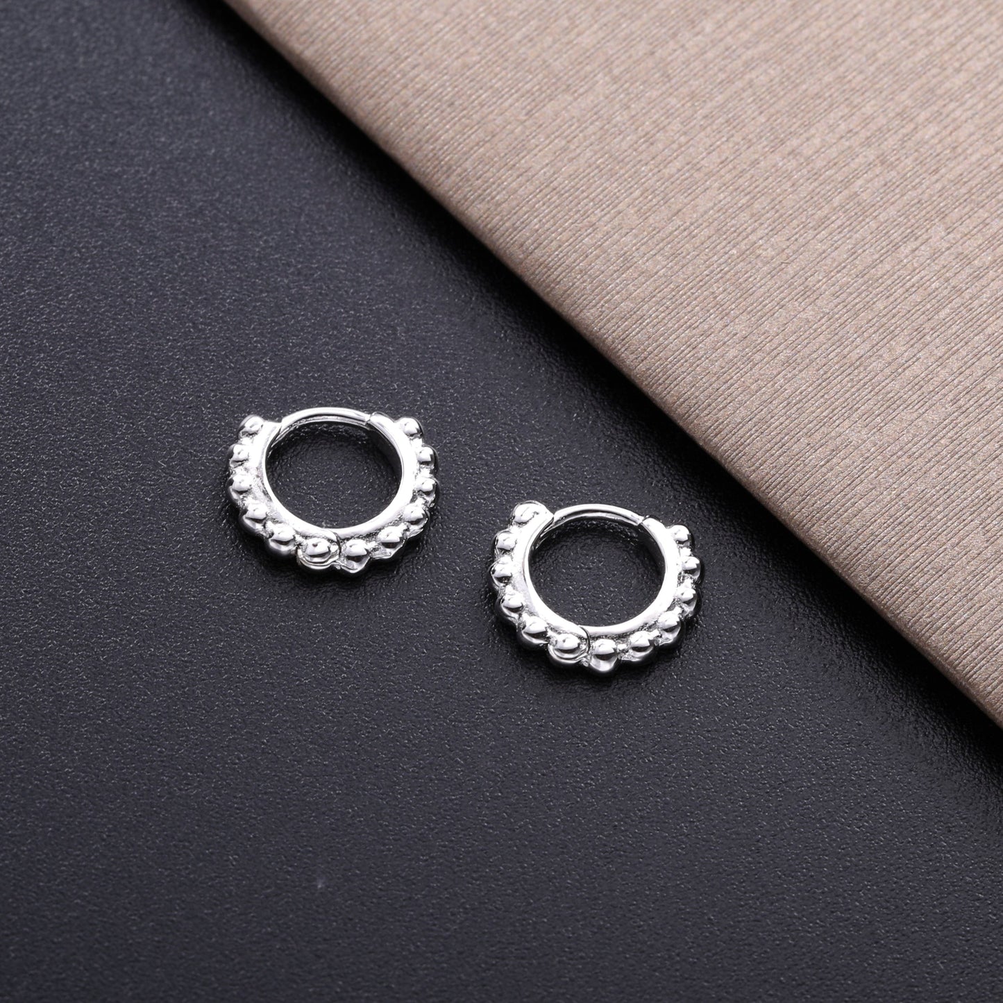 925 Sterling Silver Zirconia Ring / 925 Sterling Silver Zirconia Earring / YYE164 Slovehoony 925 Sterling Silver fashion Earrings 2023 women hoops with bling bling