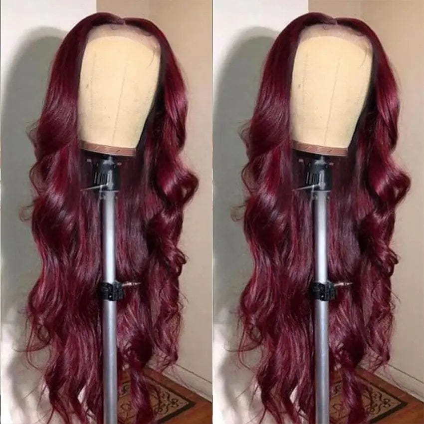 99J Dark Wine Loose Wave Wig