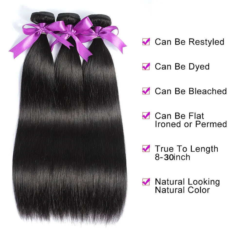 Peruvian Hair Bundles With Frontal - SN Wigs & More