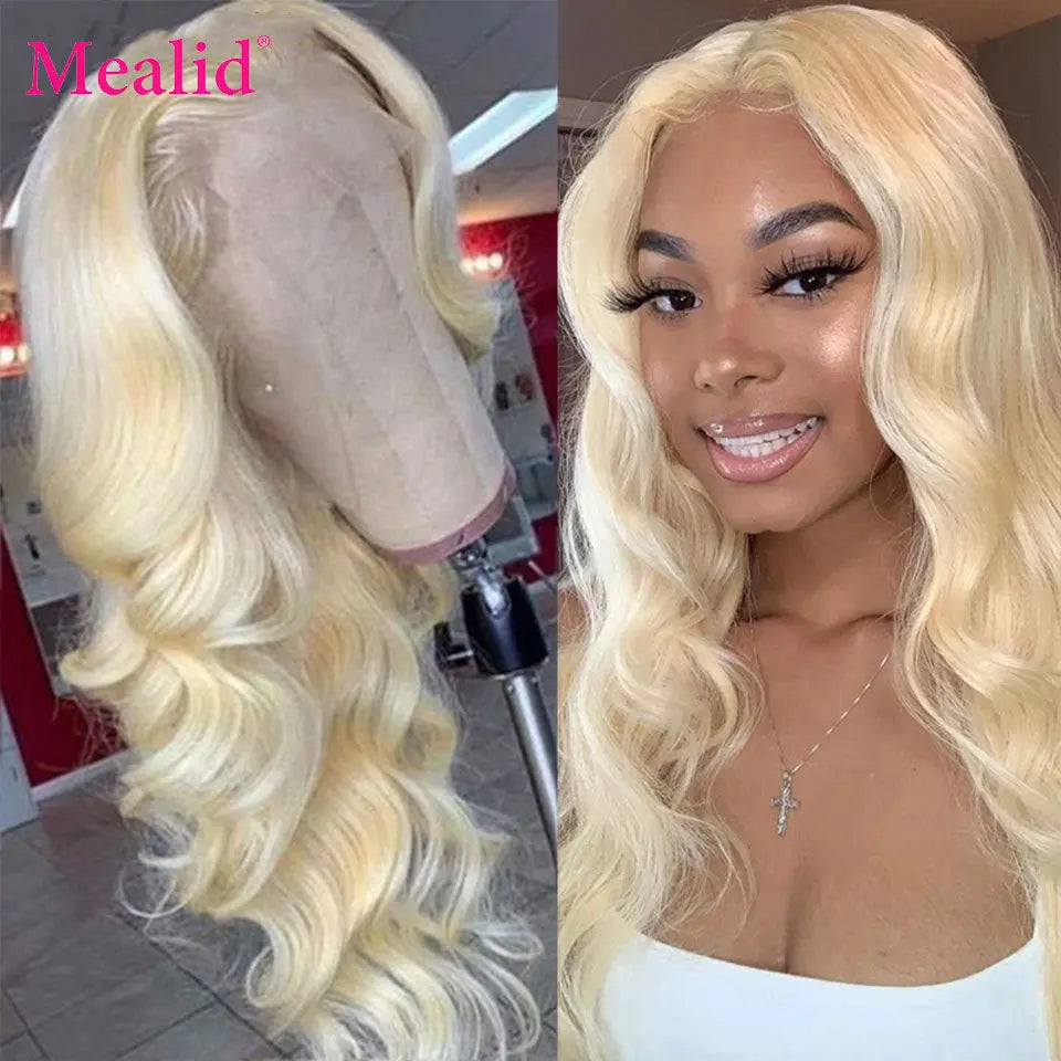 613 Blonde 4x4 5x5 Lace Closure Wig - SN Wigs & More