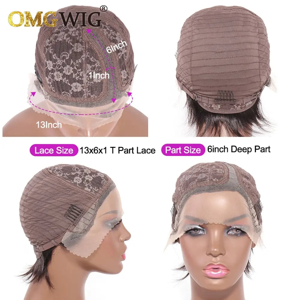 Chinese Remy Straight Short Human Hair - SN Wigs & More