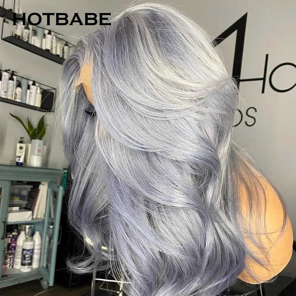 Silver Gray Lace Front Wigs - SN Wigs & More