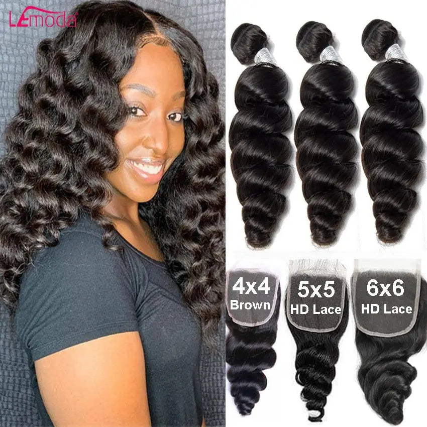 30 Inch Loose Deep Wave Bundles - SN Wigs & More