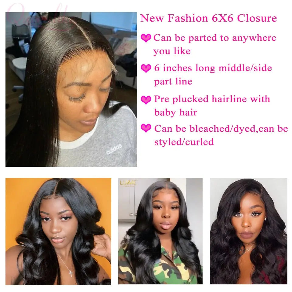 4x4 5x5 Lace Closure And 30 40 inch - SN Wigs & More