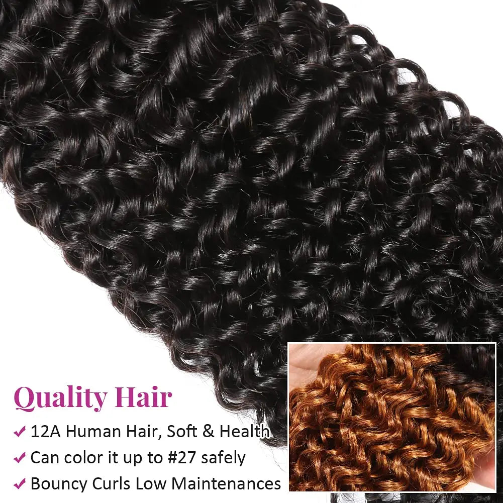 12A Raw Indian Hair Bundles Kinky Curly - SN Wigs & More