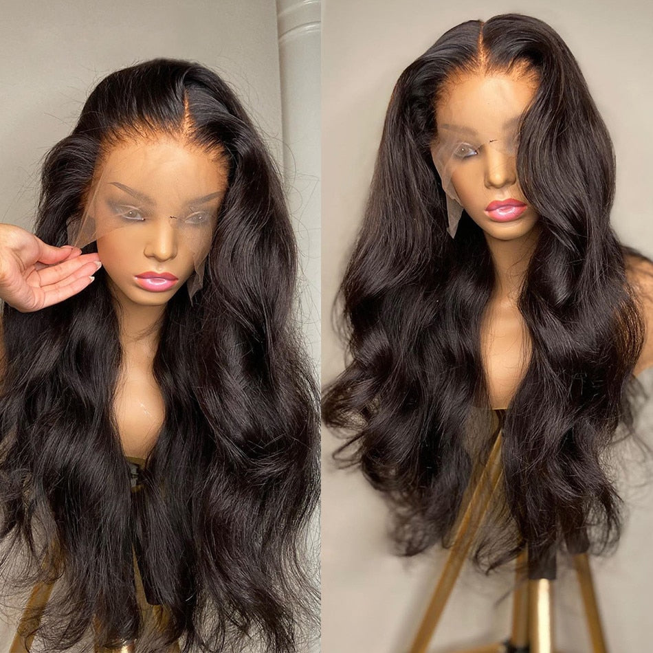 Luvin 30 32 40 Inch Body Wave 13x6 Lace Frontal Wigs  Glueless Human Hair Front Wig Natural Brazilian Remy For Women - SN Wigs & More