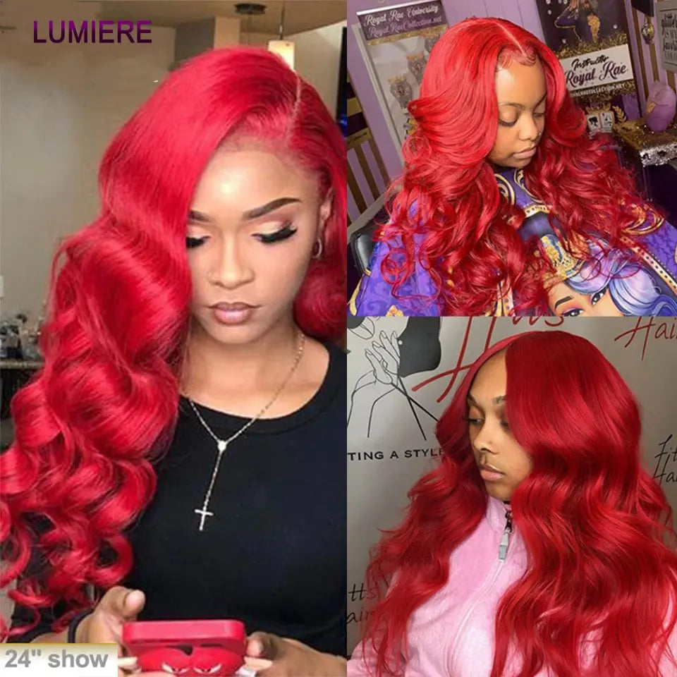 Hot Red Body Wave Bundles - SN Wigs & More