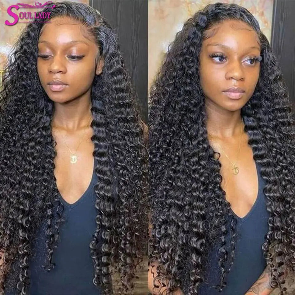 13x4 HD Deep Wave Frontal Wig - SN Wigs & More