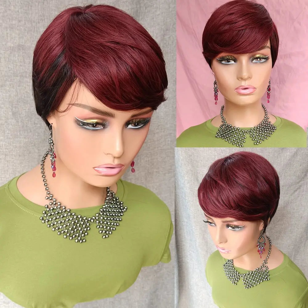 613 Short Bob Pixie Cut Wig - SN Wigs & More