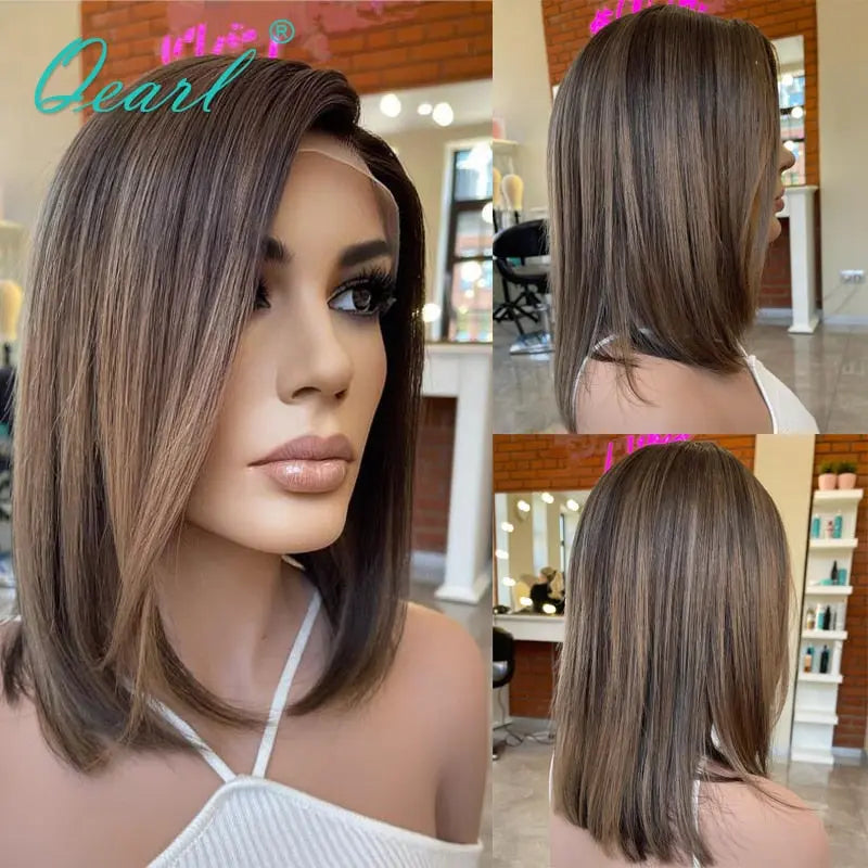 Natural Chocolate Brown Frontal Wigs - SN Wigs & More